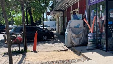 Calle Florida, kilómetro 45 imposible transitar peatones y autos. Charly / @charlycarrizo1.