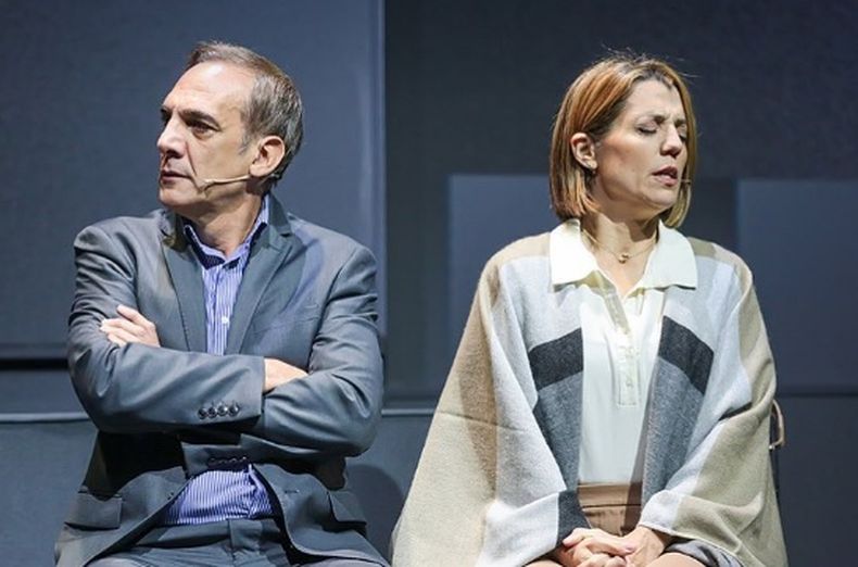Fabio Aste junto a Laura Conforte, también nominada a los Premios ACE.