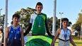 Cuatro podios para Nicanor Álvarez (izq.) en Mar del Plata.&nbsp;