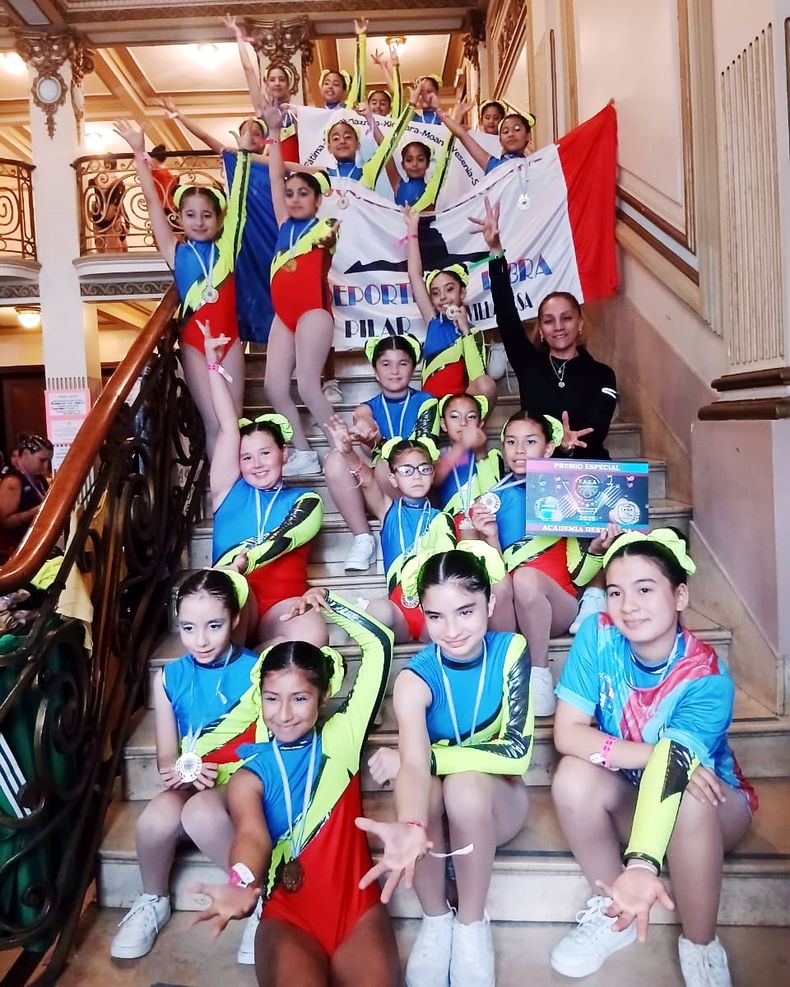 Gimnasia Aeróbica, la Escuela Municipal campeón nacional escalera
