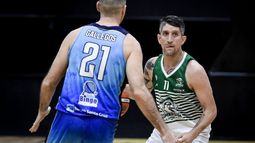 Treise fue el jugador de mayor valoración en el 2-0 sobre Hispano. (Foto Marcelo Endelli-La Liga)..