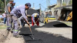 BACHES. En algunas localidades repararon el asfalto..