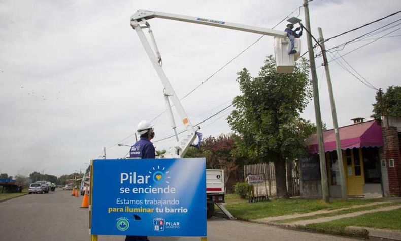 En los últimos años, Pilar cambió cerca de 50 mil luminarias por tecnología Led. La tasa de alumbrado público se cobra a través de Edenor.&nbsp;