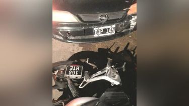 El choque se produjo en el barrio Toro y dejó como saldo un motociclista herido.&nbsp;