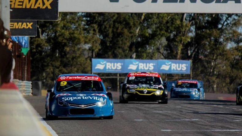 El Chevrolet de Adrián Ciocci que ganó este mediodía en Buenos Aires..