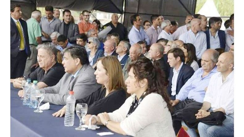 ACTO. Los barones del conurbano, con Vidal y Ducoté, en José C. Paz..