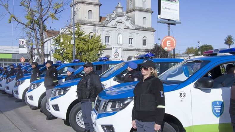 PRESENTACIÓN. Los nuevos móviles se sumarán al patrullaje en las calles. .