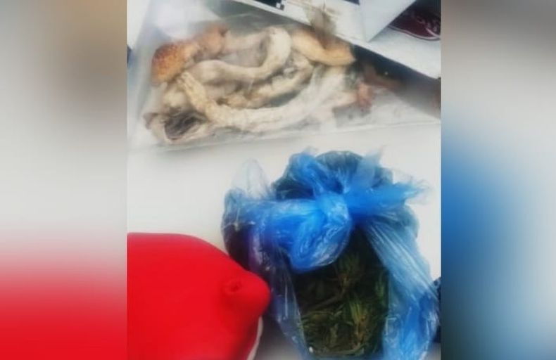 Chinchulines y marihuana. El detenido tiene antecedentes por venta de drogas.&nbsp;