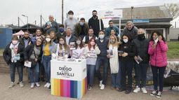 JUNTOS. Referentes de los diferentes sectores mostraron unidad en Derqui..
