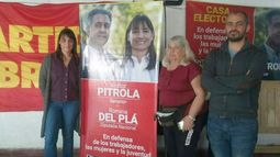 CANDIDATOS. Del Pla, junto a Prado y Eliçabe..