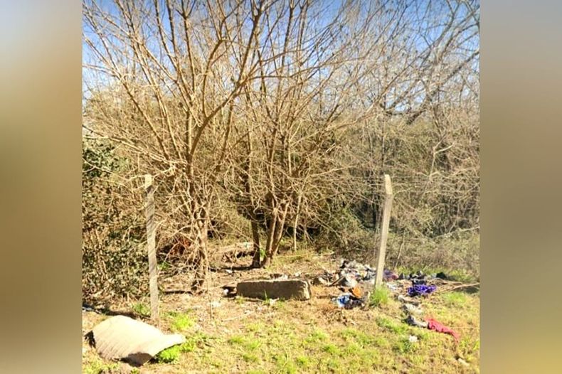 El predio del barrio Salas donde se habría producido el abuso.&nbsp;