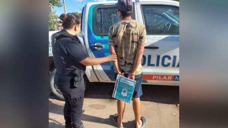 El detenido tiene 23 años y es oriundo de Escobar. .