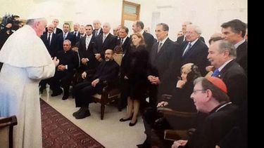 En febrero, los representantes del diálogo interreligioso fueron recibidos por el Papa..