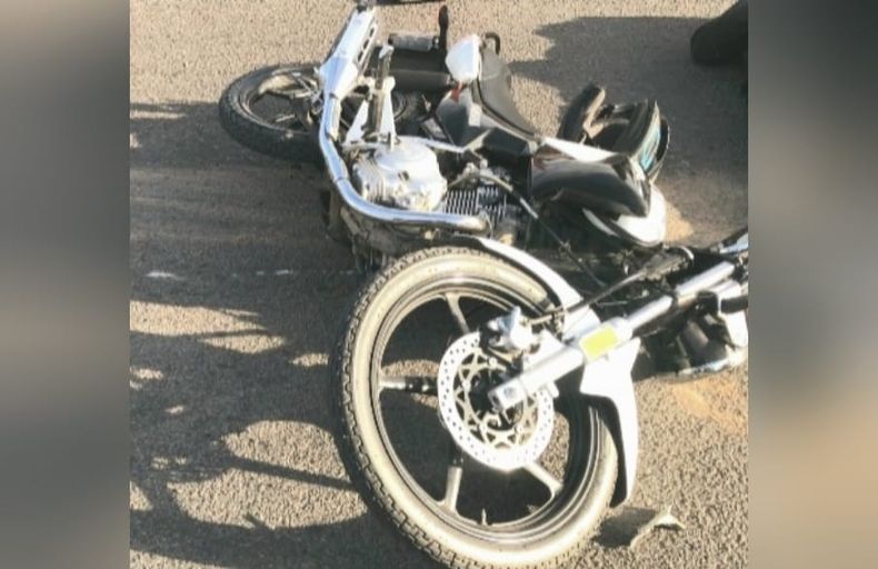 El motociclista herido fue trasladado al Hospital Central de Pilar.&nbsp;