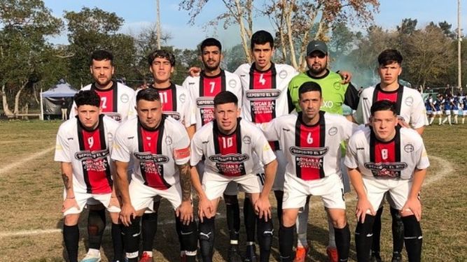 EQUIPO. El once inicial de Villa Rosa que jugó en Derqui.