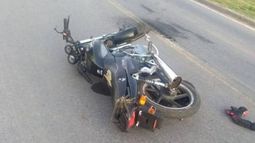 Murió un motociclista en accidente de tránsito