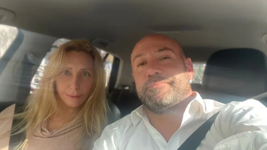 SELFIE. Karina Milei y Diego Spagnuolo, protagonistas del escándalo.
