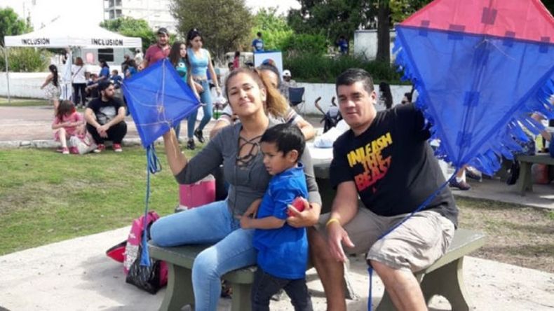 BARRILETES. Las familias participaron del encuentro..