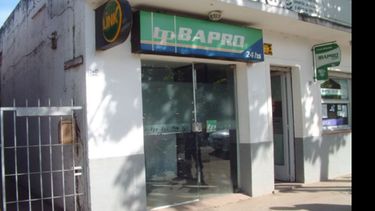 El triste y viejo recuerdo. El cajero de Villa Rosa funcionó por poco tiempo..