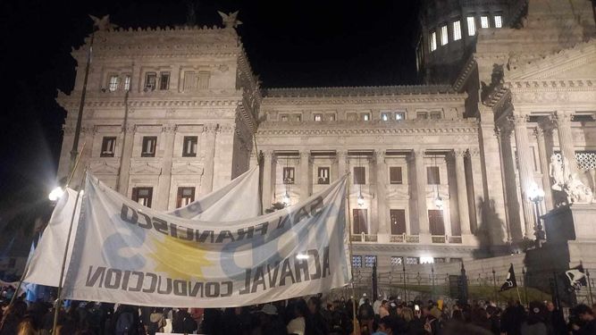 En el Senado fue aprobado el proyecto de la 1ª universidad pública en Pilar, que estará en el predio del histórico Instituto Carlos Pellegrini. Hoy es un día de festejo para los pilarenses. Fotografia, gentileza Germán Álvarez, subsecretario de Gobierno. Omar Bouvier.