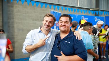 GIRA. Achával participó de actividades con familias de personas con discapacidad.