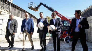CAMBIO. Achával ya había recorrido la obra con Massa durante su ejecución.