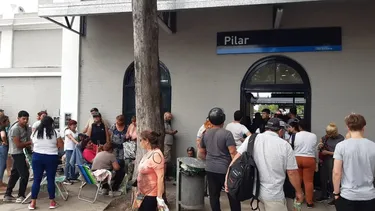 ESTACIÓN. El incidente se produjo a metros de la estación.