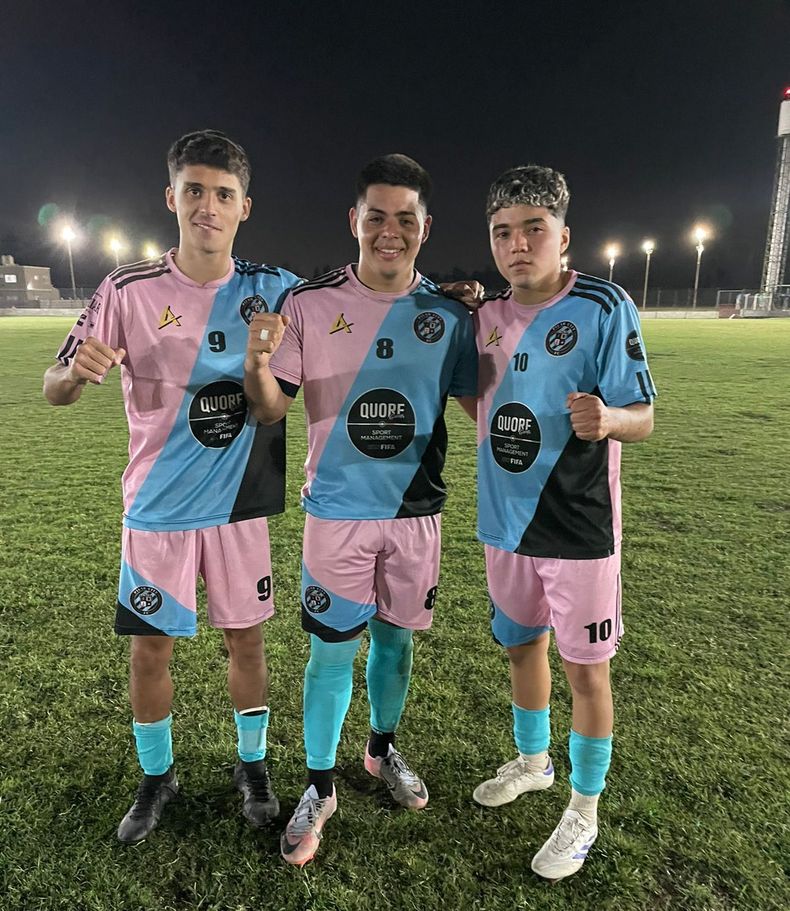 GOLEADORES. Venditto, Godoy y Marinelli, los artilleros del City ante CBE.
