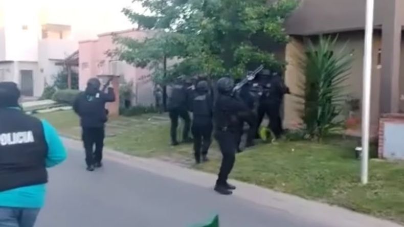 Imágenes: Secretaría de Seguridad de Pilar..